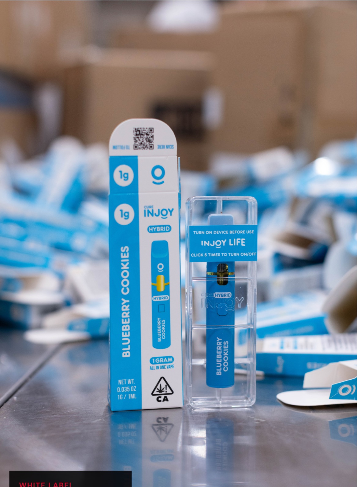 Cannabis products manufactured and packaged for retail