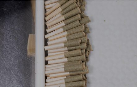 Cannabis products manufactured and packaged for retail