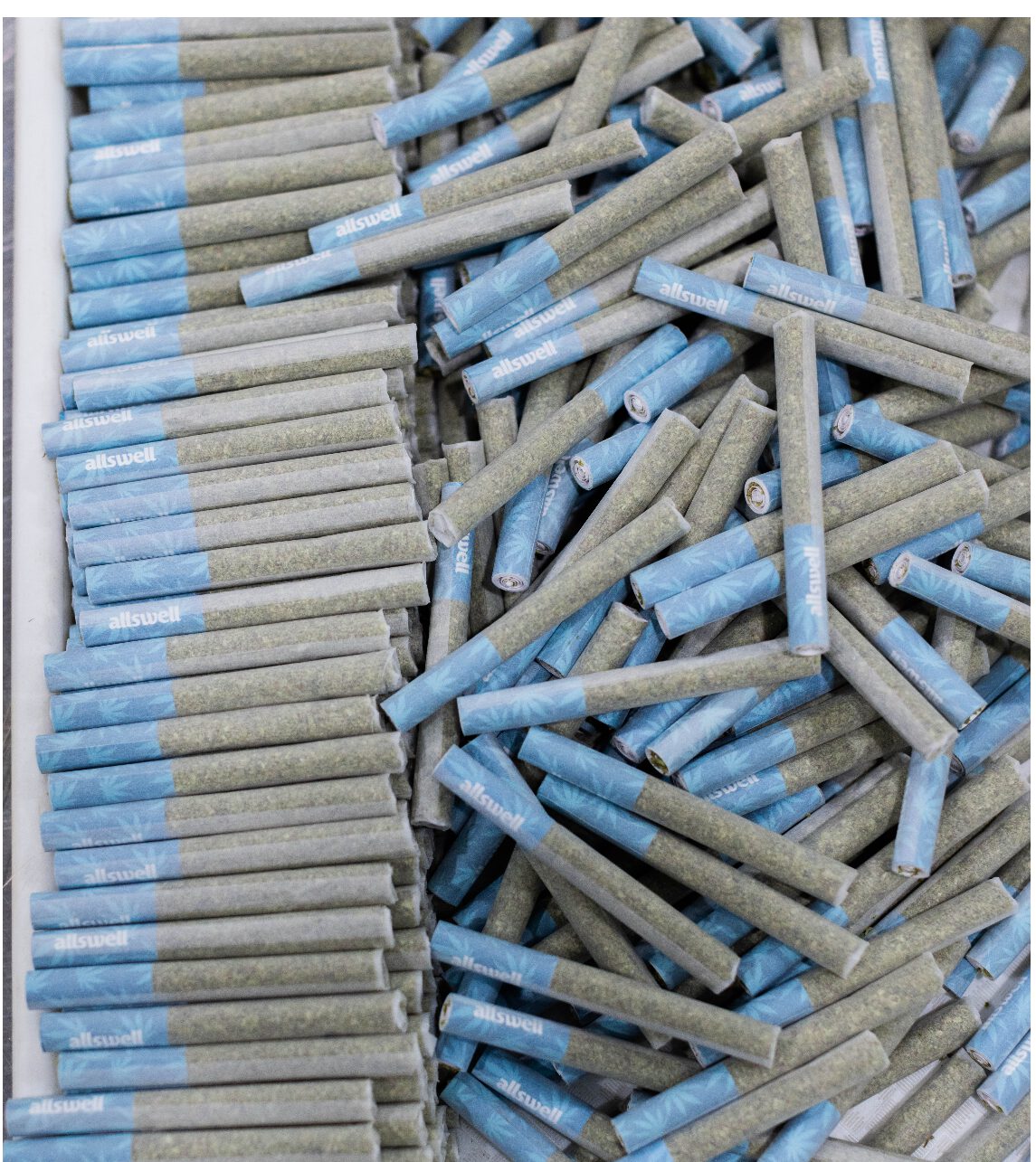 Cannabis products manufactured and packaged for retail